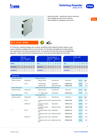 Thumbnail of document Data Sheet - 9170 Switching repeater